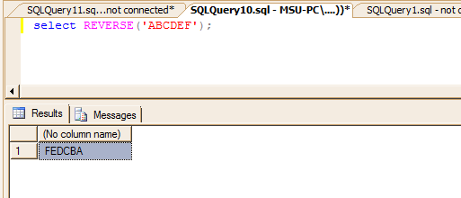 REVERSE function in MS SQL Server
