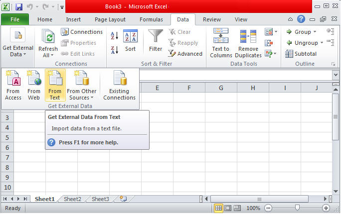 Convert CSV to Excel