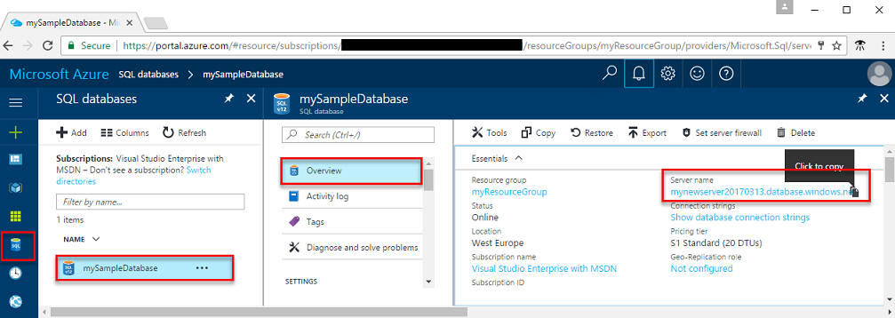 Connect to MS SQL Azure database from Data Loader
