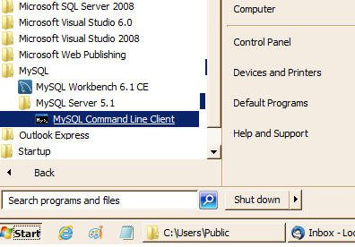MySQL Command Line