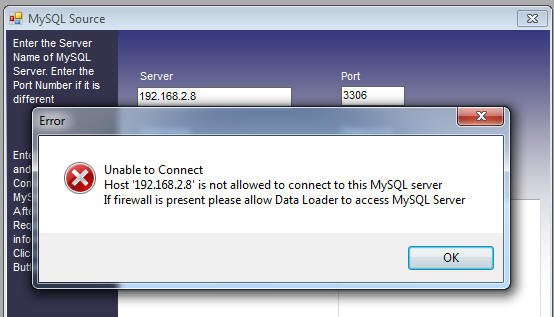 Connecting to MySQL