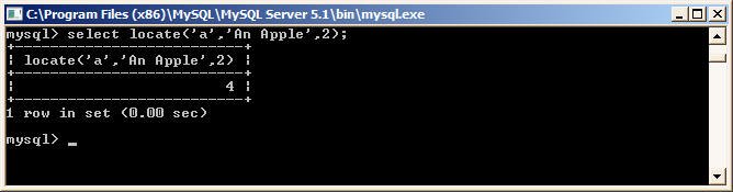 MySQL INSTR Function