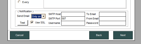 dataloader email notifications